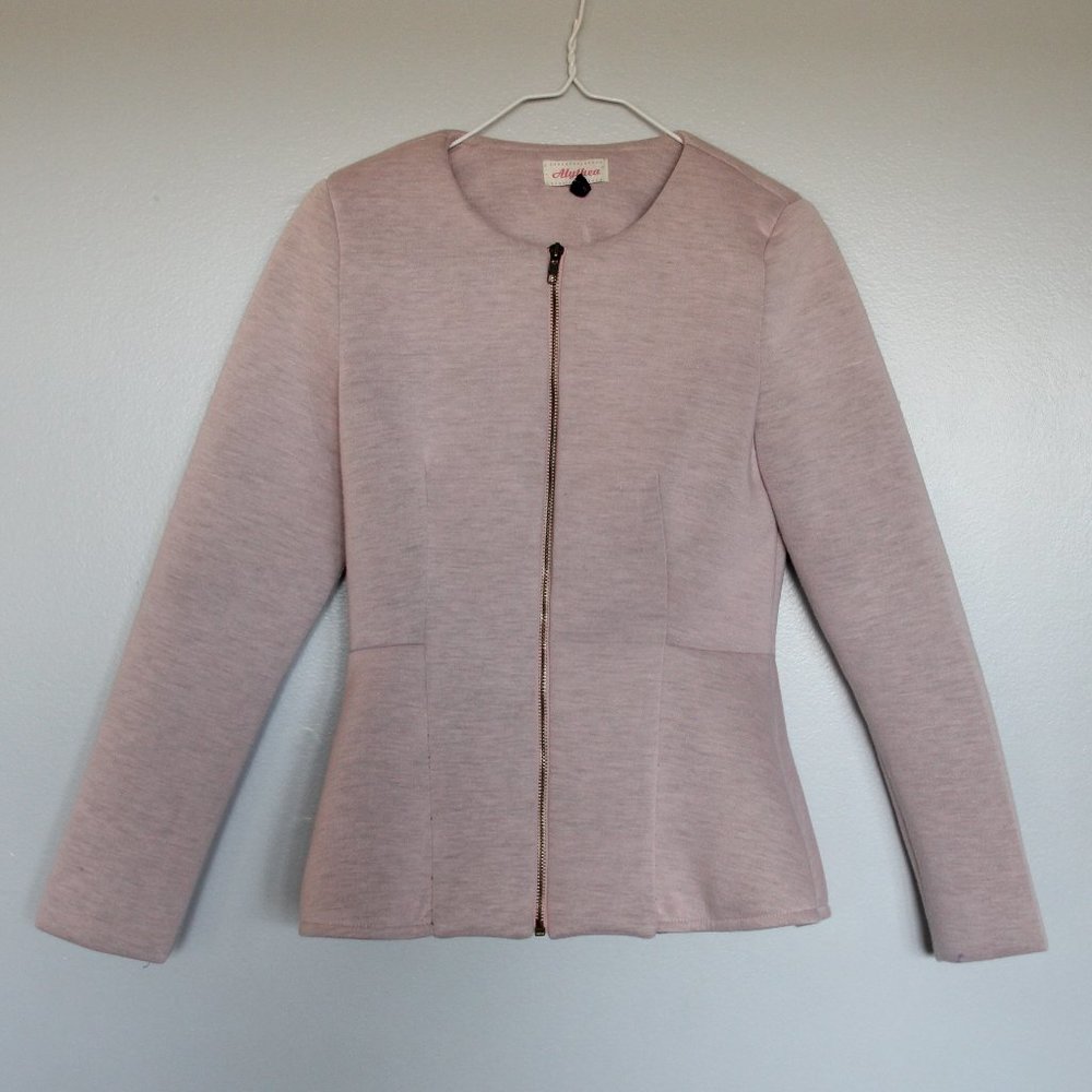 Alythea Pink Peplum Blazer - Picture 2 of 9